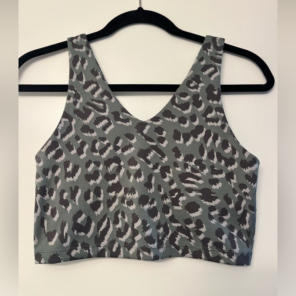 Aerie Offline Animal Print Athletic Top